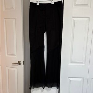 Alice + Olivia Black Flare Pants